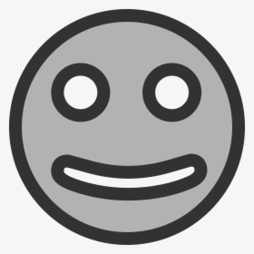 Transparent Grey Smiley Face, HD Png Download, Transparent PNG