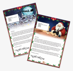 Personalised Santa Letter From Santa Claus    Title - Brochure, HD Png Download, Transparent PNG