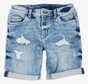 Regular Denim Shorts Blue Bermuda Shorts - Jean Shorts Shorts Clip Art, HD Png Download, Transparent PNG
