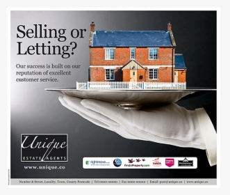 House On A Silver Plate, Estate Agent Flyer Design - Gallina Que Cruzo La Carretera, HD Png Download, Transparent PNG