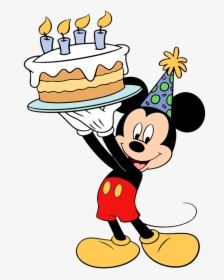 Transparent Mickey Mouse Clipart Png - Mickey Mouse Happy Birthday Coloring Page, Png Download, Transparent PNG