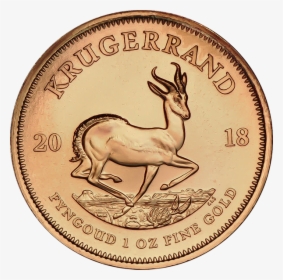 1 Oz Gold Krugerrand 2018, HD Png Download, Transparent PNG