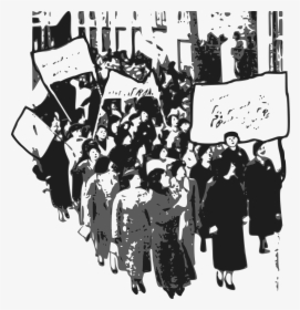 Human Photography - Women Protest Clipart, HD Png Download, Transparent PNG