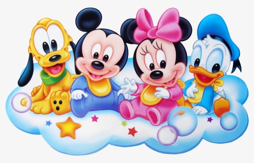 Baby Mickey Mouse Png - Baby Minnie And Mickey Mouse Love, Transparent Png, Transparent PNG