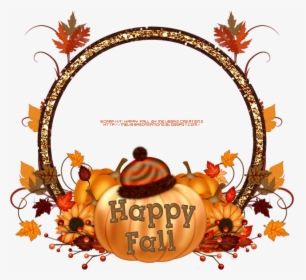 Graphic Groupies Happy Fall Cluster Frames Friday Clip - Digital Scrapbooking, HD Png Download, Transparent PNG