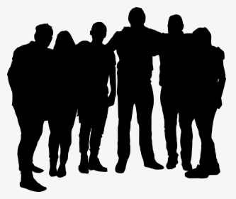 Group Of Men Silhouette, HD Png Download, Transparent PNG