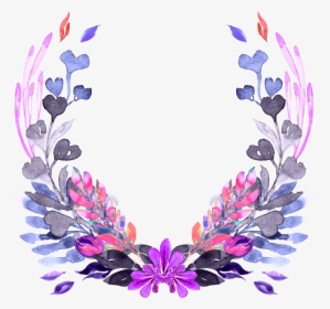 #floral #wreath #frame #flowers #floralwreath - Portable Network Graphics, HD Png Download, Transparent PNG