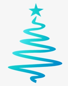 Arbol De Navidad Azul Png - Christmas Tree Logo, Transparent Png, Transparent PNG