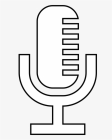 Vintage - Microphone - Black - And - White - White Microphone Clipart, HD Png Download, Transparent PNG