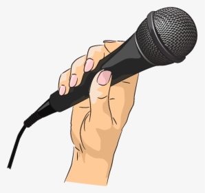 Vector Black Microphone Element - Singing, HD Png Download, Transparent PNG