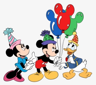 Mickey And Minnie Mouse Birthday Png, Transparent Png, Transparent PNG
