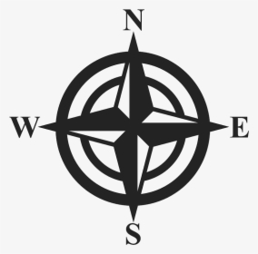 Classic Compass With Directions Rubber Stamp - Directions Compass, HD Png Download, Transparent PNG