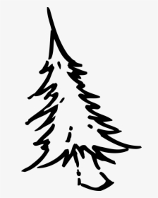 Árbol De Navidad, Dibujo, Simple, Árbol, Navidad - Christmas Tree Simple Drawing, HD Png Download, Transparent PNG