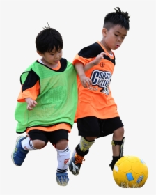 Kids Playing Soccer Png, Transparent Png, Transparent PNG