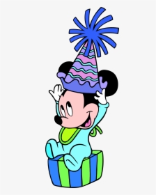 Clipart Birthday Mickey Mouse - Mickey Mouse Happy Birthday Baby, HD Png Download, Transparent PNG