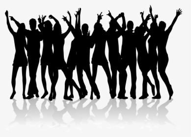 Cheering - Transparent Background Dancing Silhouette Png, Png Download, Transparent PNG