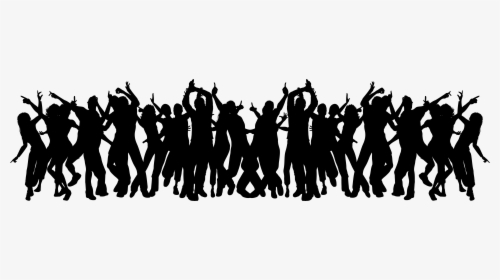 Party Clipart Silhouette - Party People Silhouette Png, Transparent Png, Transparent PNG