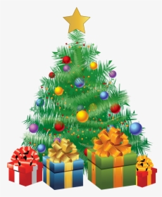 Animated Christmas Tree With Gifts, HD Png Download, Transparent PNG