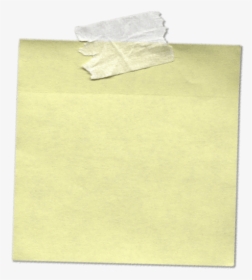 Sticky Note With Tape - Sticky Note, HD Png Download, Transparent PNG