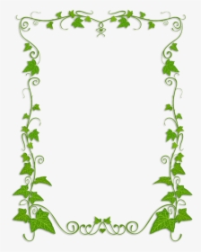 Common Ivy Plant Vine Clip Art - Transparent Background Vine Borders, HD Png Download, Transparent PNG