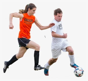 Man And Woman Soccer, HD Png Download, Transparent PNG