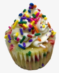 Vanilla Cupcake Clipart Funfetti Cupcake - Funfetti Cupcake Png, Transparent Png, Transparent PNG