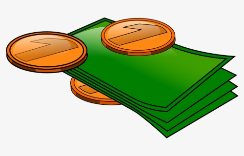 Dinheiro E Moeda Desenho Png - Money And Coins Clipart, Transparent Png, Transparent PNG