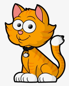 Cartoon Cat Png Clip Art - Cartoon Cat Clipart, Transparent Png, Transparent PNG