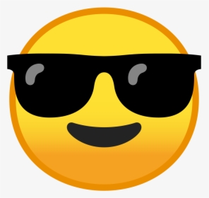 Smiling Face With Sunglasses Icon - Goggle Emoji, HD Png Download, Transparent PNG