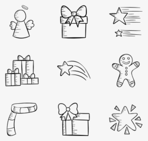 Clip Art Arrows Free Icons Svg - Christmas Hand Drawings Png, Transparent Png, Transparent PNG