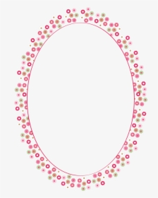 Transparent Princess Frame Clipart - Oval Flower Border Png, Png Download, Transparent PNG