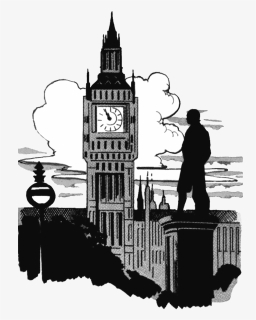 Big Ben, England, London, Uk, Landmark, Vintage - Inglaterra Big Ben Png, Transparent Png, Transparent PNG