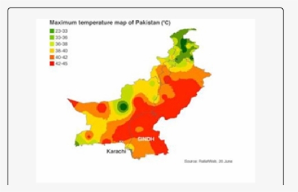 Heat Wave Condition In 2015, Pakistan - Map Of Pakistan Of 2018, HD Png Download, Transparent PNG