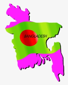 Bangladesh, Country, Map, East Pakistan, Bangla Desh - Mapa De Bangladesh, HD Png Download, Transparent PNG