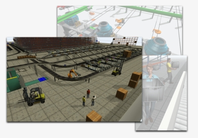 Simulation In Material Handling, HD Png Download, Transparent PNG
