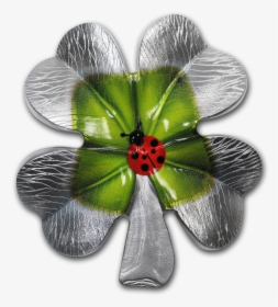 2018 Republic Of Cameroon Silver Clover Four Leaf Shape - Artificial Flower, HD Png Download, Transparent PNG
