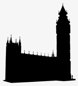 Big Ben Silhouette - 1890 London Skyline Clipart No Background, HD Png Download, Transparent PNG