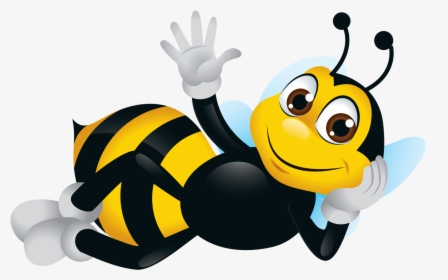 Bee Clipart, Cartoon Bee, Cute Bee, Image - Clip Art Cartoon Bee, HD Png Download, Transparent PNG