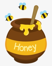 Clipart Bee Couple - Honey Clipart, HD Png Download, Transparent PNG