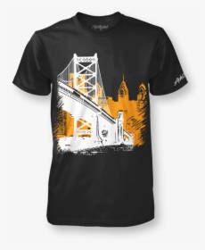 Ben Franklin Bridge Png - Active Shirt, Transparent Png, Transparent PNG