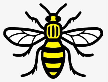 Honey Transparent Emoji Tattoo - Manchester Bee No Background, HD Png Download, Transparent PNG