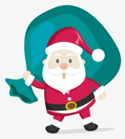 Papai Noel Png Imagem - Santa Claus Dibujo, Transparent Png, Transparent PNG
