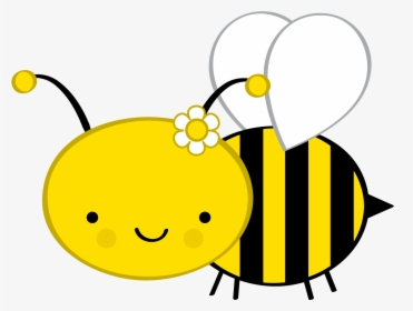 Trail Clipart Bee Buzz - Cute Transparent Bee, HD Png Download, Transparent PNG
