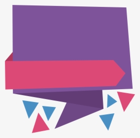 Triangle Fragment Ribbon Title Box - Title Box, HD Png Download, Transparent PNG