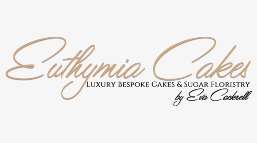Euthymia Cakes Wedding Cakes, Wedding Cake Decorations - Calligraphy, HD Png Download, Transparent PNG
