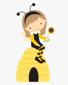 Bee Girl Clip Art, HD Png Download, Transparent PNG