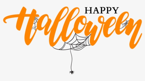 Halloween Png Download - Happy Halloween Calligraphy, Transparent Png, Transparent PNG