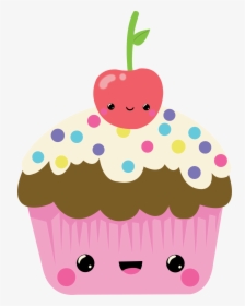 Clip Art,baking Decorating And Bakeware - Imagenes De Cupcakes Animados, HD Png Download, Transparent PNG
