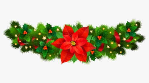 Christmas Poinsettia Clip Art, HD Png Download, Transparent PNG