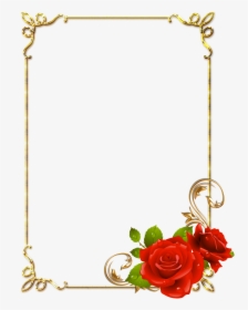 Roses Borders And Frames, HD Png Download, Transparent PNG